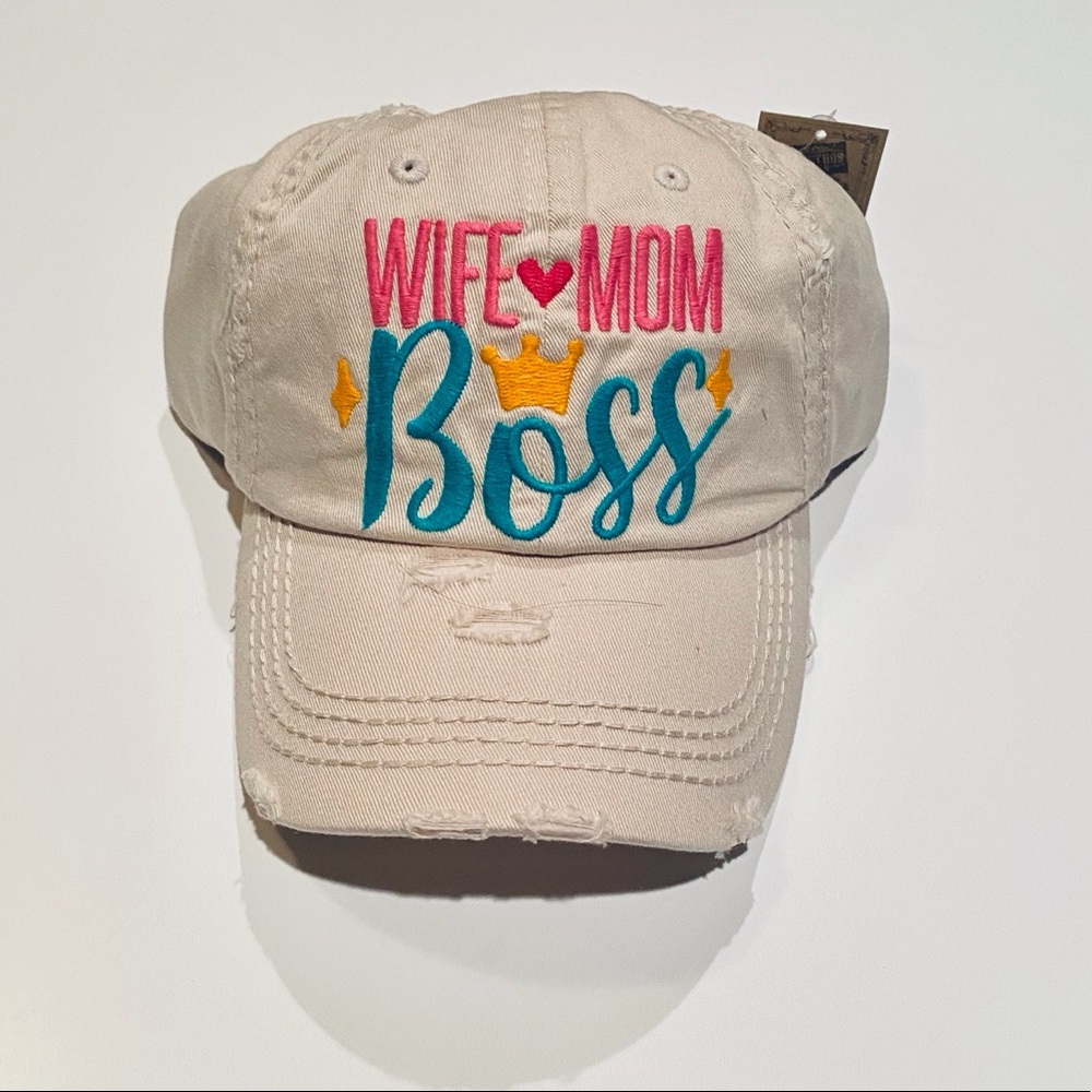 Wife, Mom, Boss Hat
